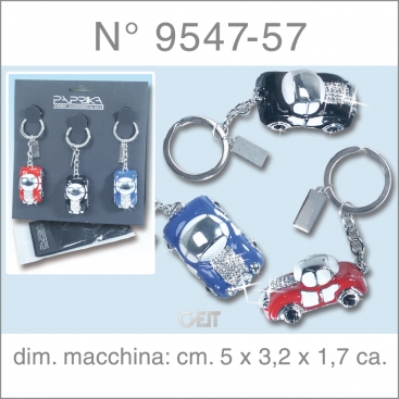 Portachiavi 'CRYSTAL-CARTOON-CAR'