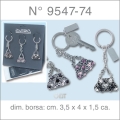 Portachiavi 'CRYSTAL-LADY-PURSE'