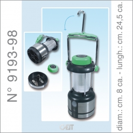 Torcia 'STAINLESS-LED LANTERN'