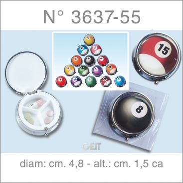 Portapillole 'BILLIARD'