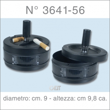 Portacenere 'ROUND-MIDI-CHECK'