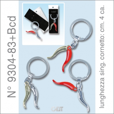 Portachiavi 'DOUBLE-MINI-HORN'