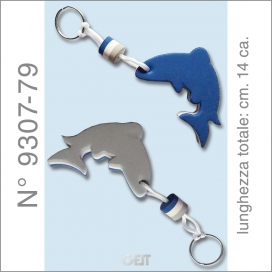 Portachiavi 'FLOATING-DOLPHIN'