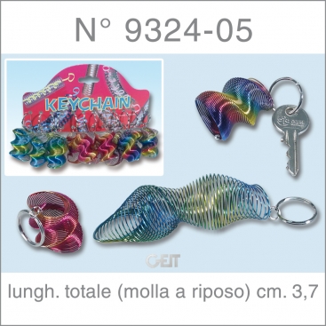 Portachiavi 'SHAPED-SPRING-NEW'