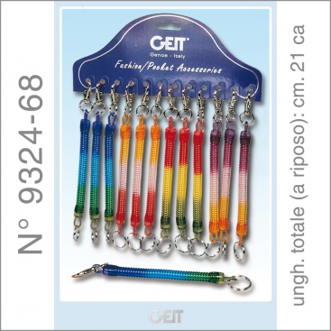 Portachiavi ' THICK-SPIRAL COLOR'