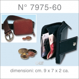 Portamonete 'TWICE-LEATHER'