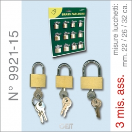 Lucchetti 'ECO-LEGGERO' 