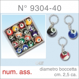 Portachiavi 'MINI-BILLIARD'