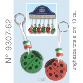 Portachiavi 'FLOATING-LADYBUG'