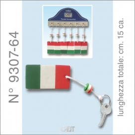 Portachiavi 'FLOATING-ITA-FLAG-NEW'