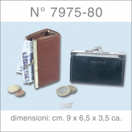 Portamonete 'TWICE-LEATHER'