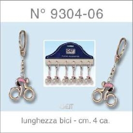 Portachiavi 'PINK-STYLIZED-BIKE'