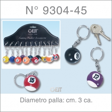Portachiavi 'BILLIARD-KEY-CHAIN' 