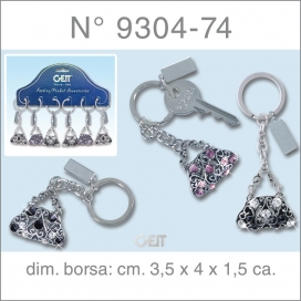 Portachiavi 'CRYSTAL-LADY-PURSE'