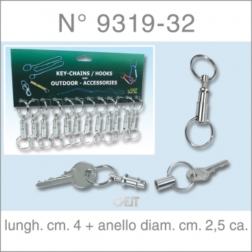 Portachiavi 'PULL-APART-CHROME'