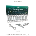Portachiavi 'PULL-APART-CHROME'