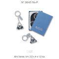 Portachiavi 'CRYSTAL-LADY-PURSE'