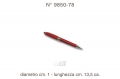 'PENNA ROSE-ENGRAVE-SFERA'